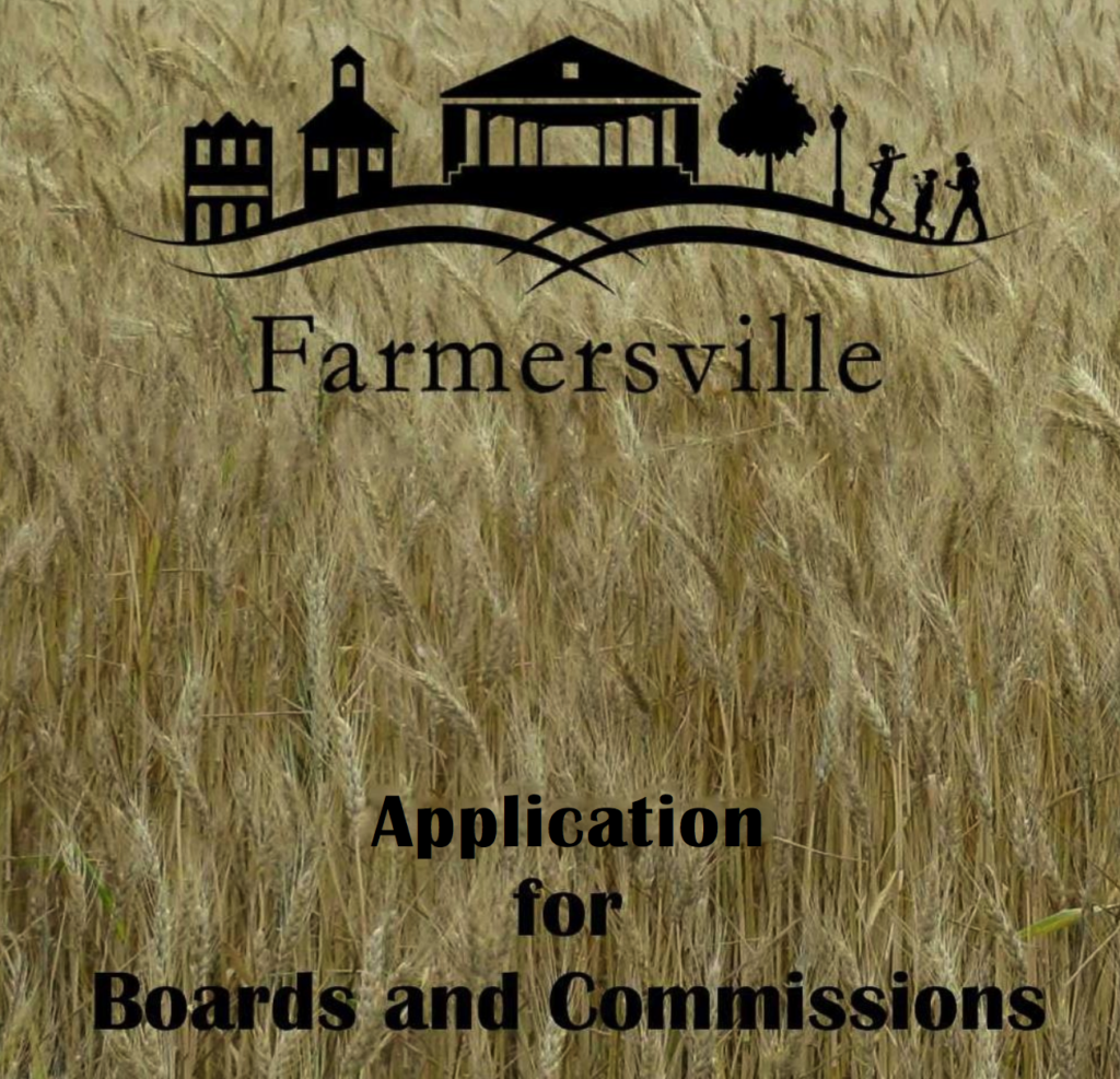 City seeking volunteers to serve community Farmersville Times
