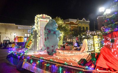 Parade of Disney characters fill streets
