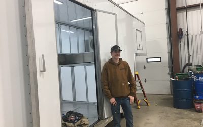 Senior student tackles big project