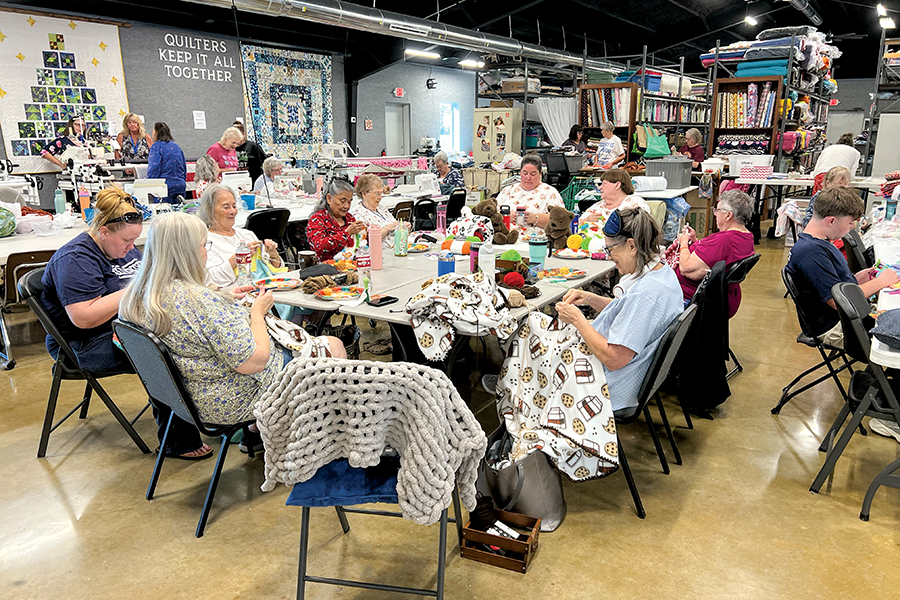 Quilting for a cause – Quilters craft comfort for children and families in need
