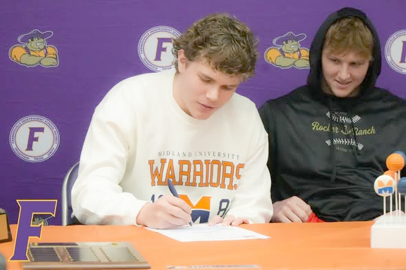 Football players sign with colleges