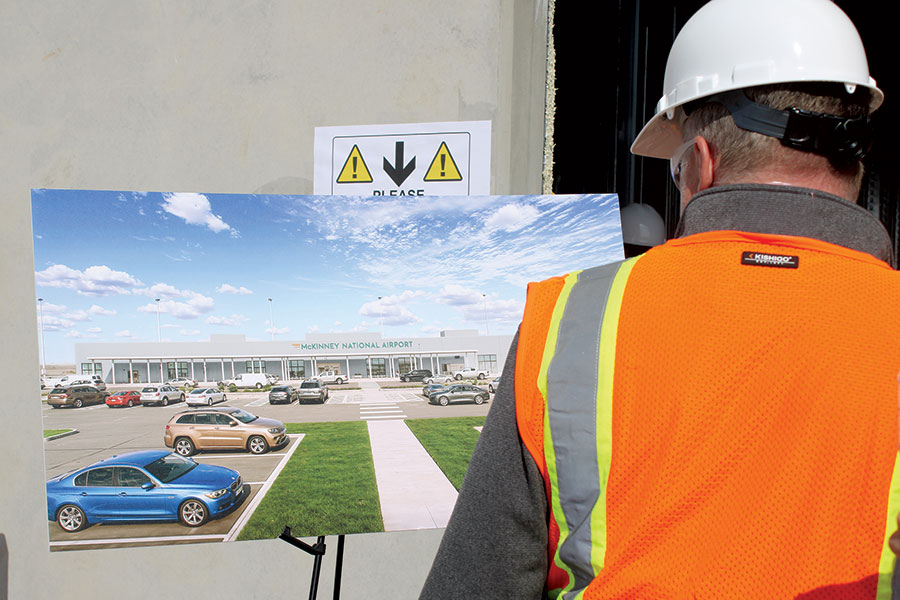 McKinney airport expansion passes halfway point