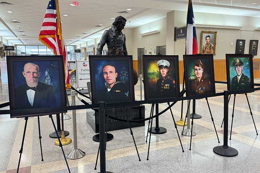 Farmersville hero remembered in Fallen Warrior portrait