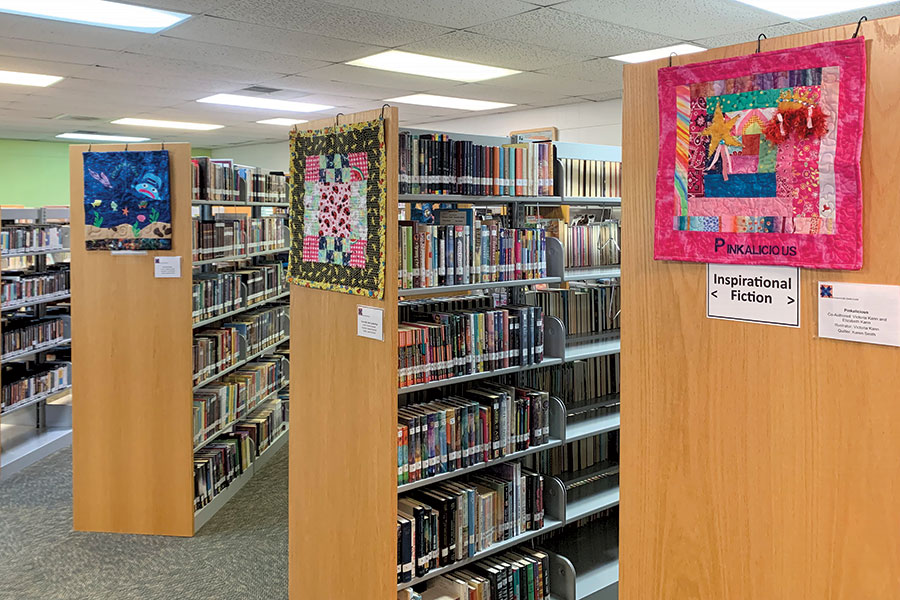 Quilters make donating to library ‘sew’ rewarding