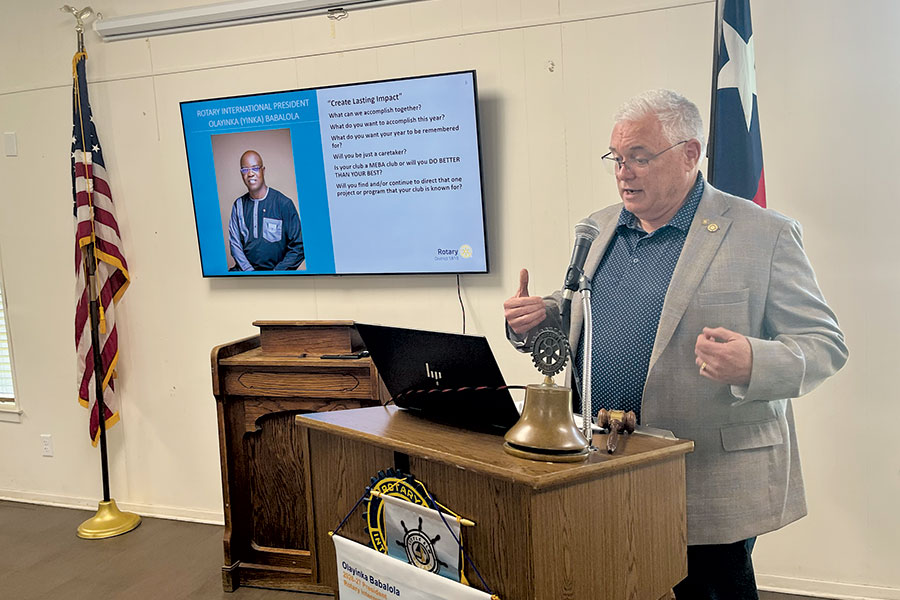 Rotary governor focuses on membership growth 