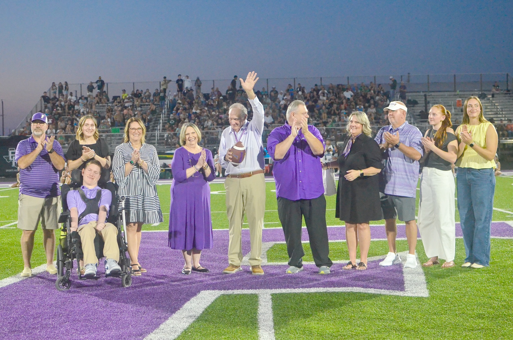 Coach Pryor honored with field dedication