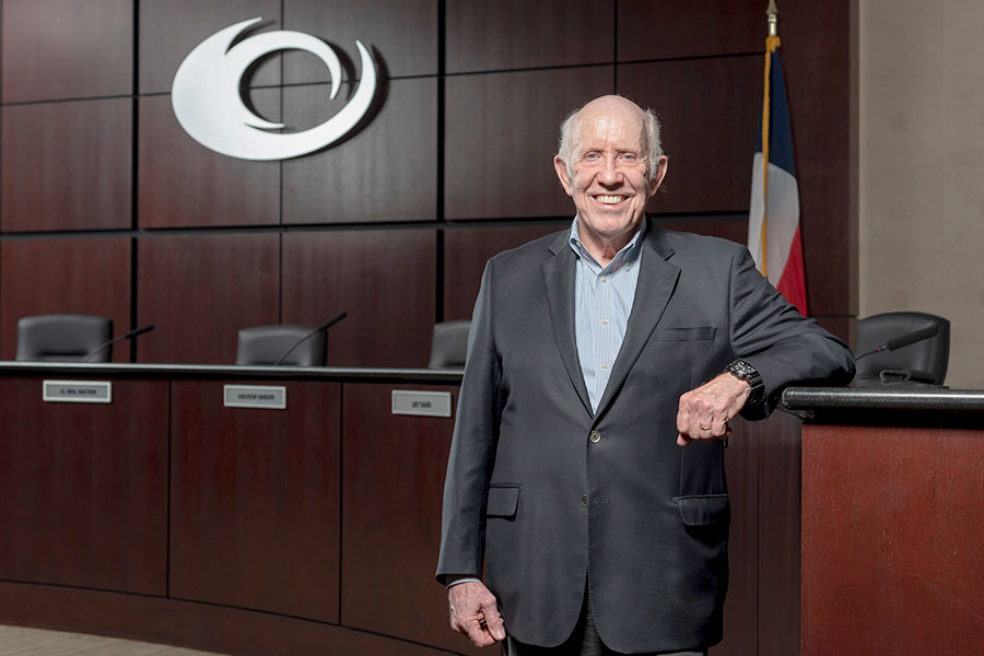 Collin College to honor founding trustee Bob Collins
